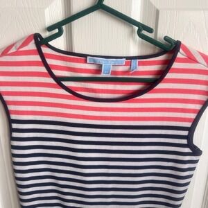 Draper James Striped Knit Dress‎ Sleeveless Casual Fit & Flare Ladies XS
